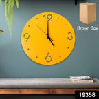 Contemporary Minimal Wall Clock - Blue Color