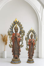 The Divine Duo-Budha Figurines